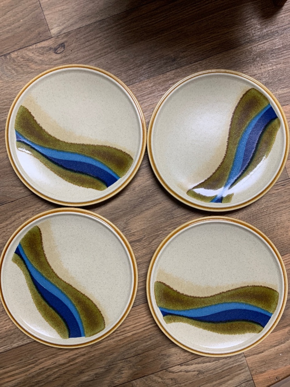 BLUE RIVER MIKASA SET OF 4